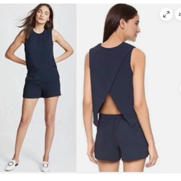 Club Monaco - Navy blue romper - 0 - Picture 1 of 4